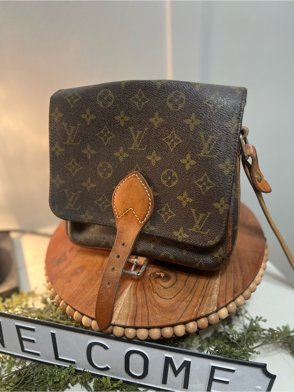 Pre-Owned Louis Vuitton LOUIS VUITTON Cartouchiere
Shoulder Bag Handbag